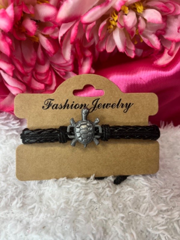 Producto - Pulsera de cuero negro simple-Diferentes modelos - 5