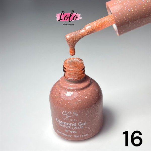 Producto - Esmalte semi Reflectivo 10ml City Girl - 16