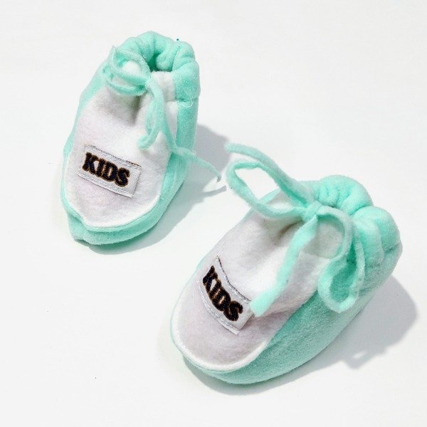 Producto - Escarpín Polar Verde agua KIDS