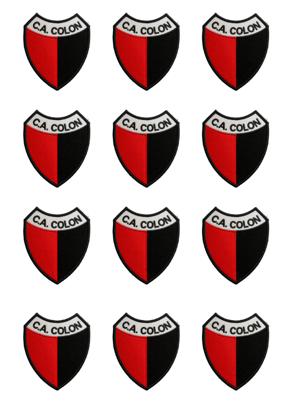 Producto - Impresion Dtf A3 Parche Efecto Bordado Escudos De Futbol Colón