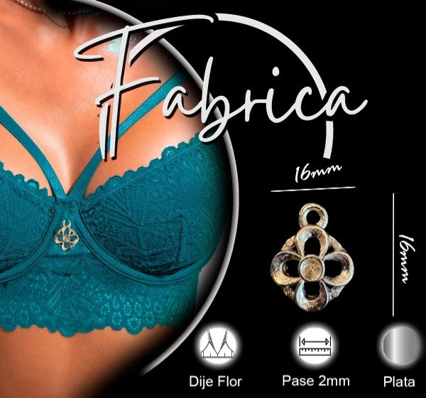 Producto - Dije flor (1 unidad)