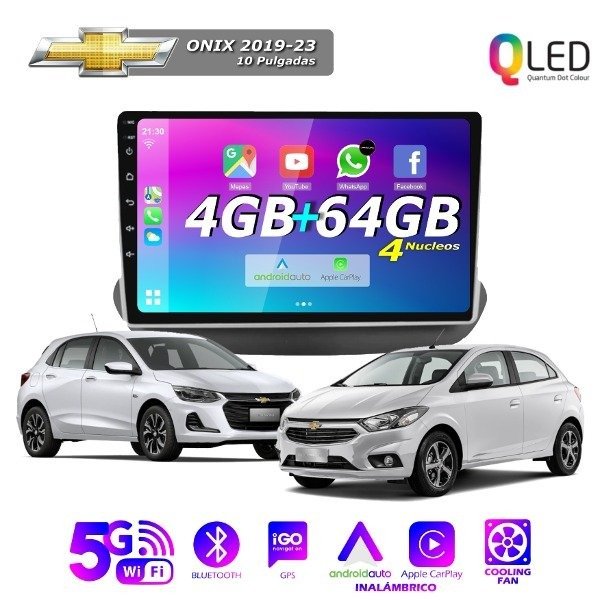 Producto - MULTIMEDIA CHEVROLET ONIX 2019/23  10" CON CAR PLAY Y ANDROID AUTO