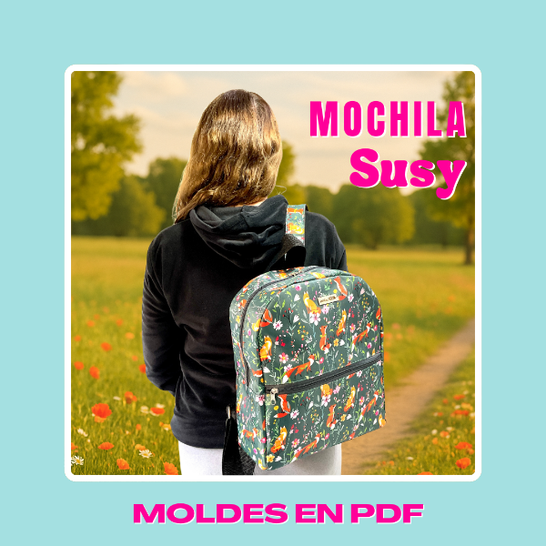 Producto - 015- MOCHILA SUSY -  MOLDES EN PDF