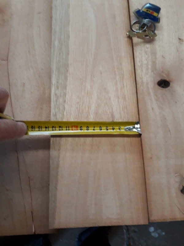 Tabla de Eucalipto Cepillada en 1x6. Machimbres Córdoba