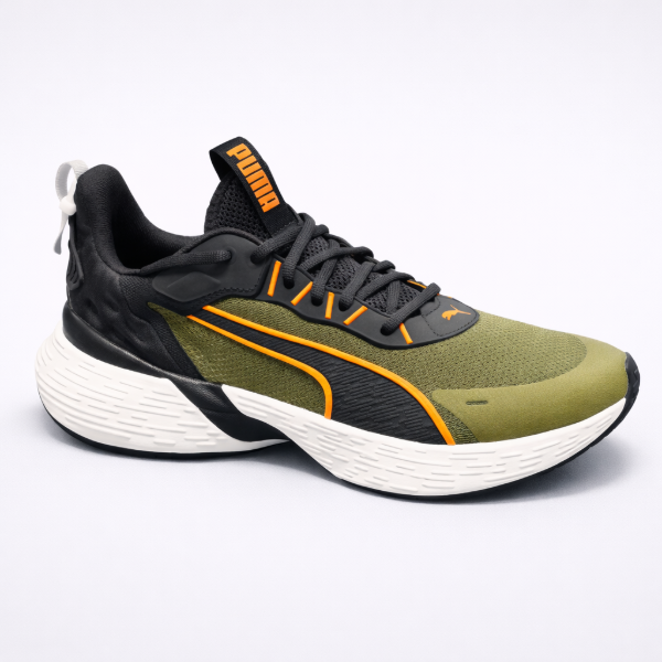 Producto - PUMA SOFTRIDE SWAY ADP OLIVE GREEN-PUMA BLACK- CLEM