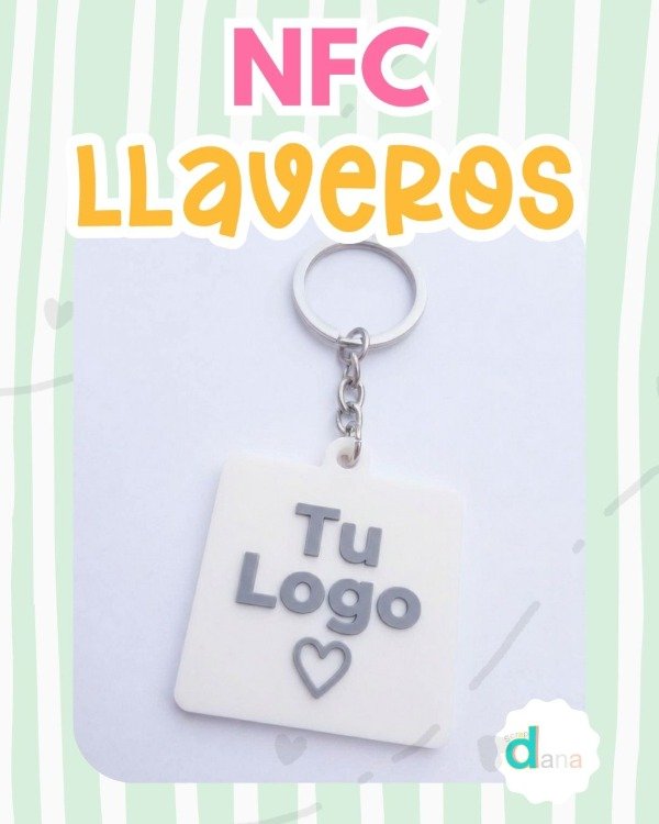 Producto - NFC LLAVEROS - 3D - 2
