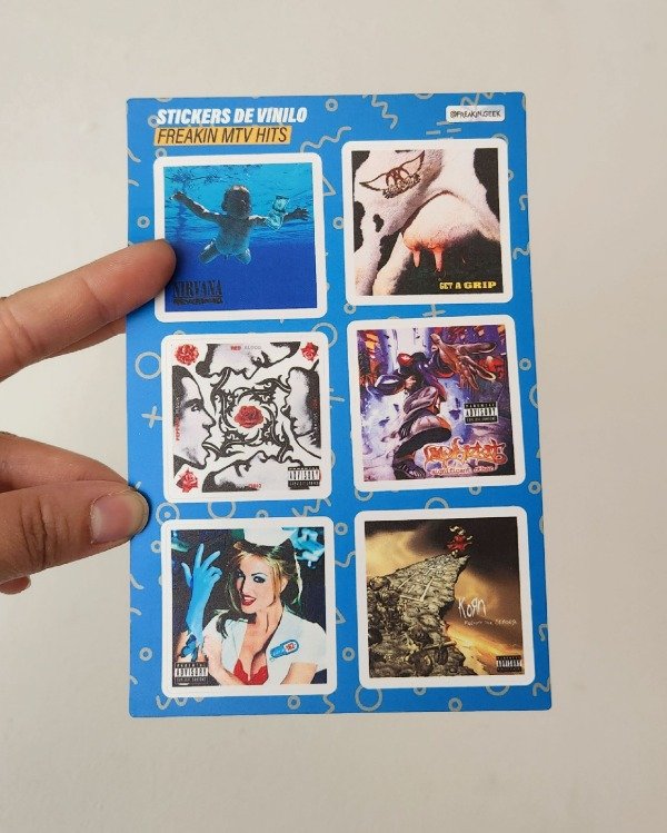 Producto - Plancha de Stickers "Freakin Mtv Hits" - 0