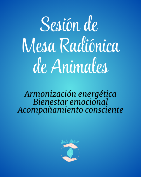 Producto - Sesión de Mesa Radiónica de Animales