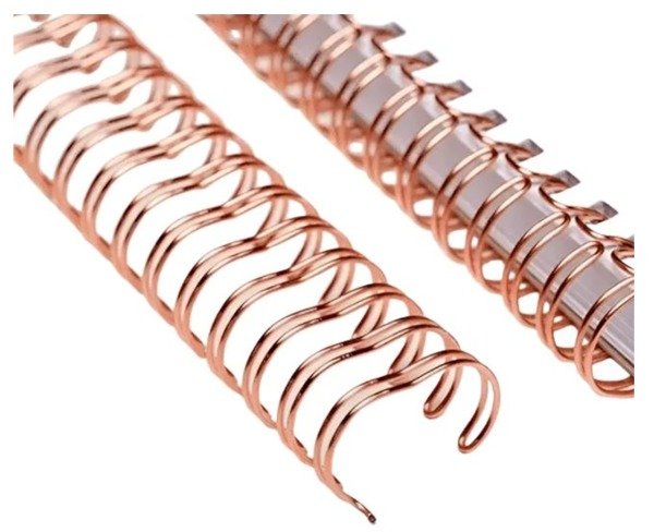 Producto - Anillos Doble Alambre 2:1 3/4 48 Unidades Gold Rose 160 Hojas