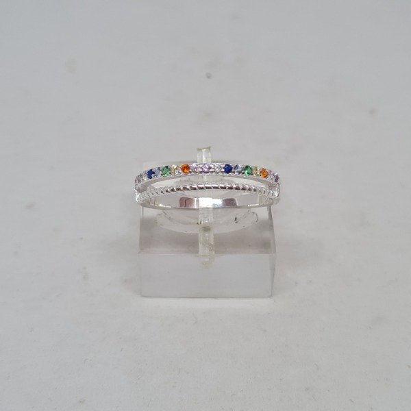 Producto - Anillo dobre cubic colores