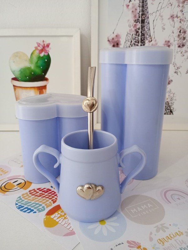 Producto - Combo Matero Corazón Lila