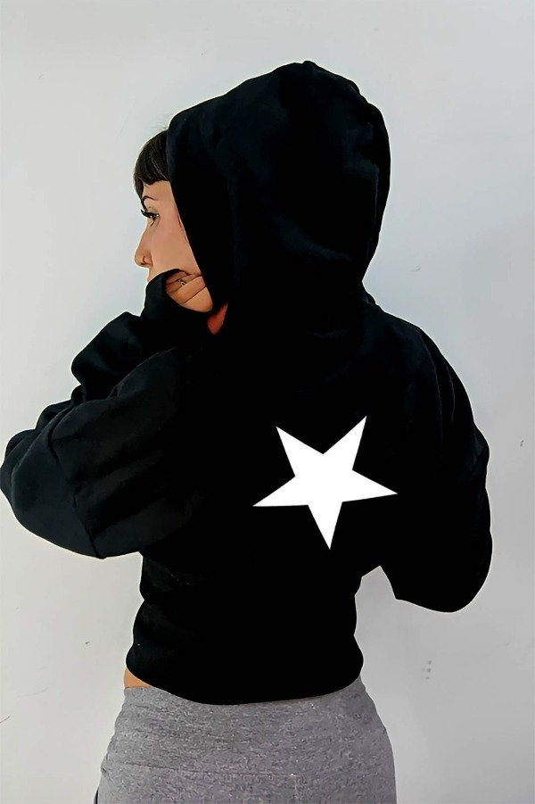 Producto - CAMPERA CROP MUJER LA RENGA ESTRELLA