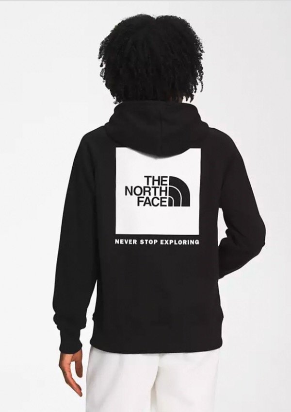 Producto - BUZO canguro frisado NEGRO (THE NORTH FACE)