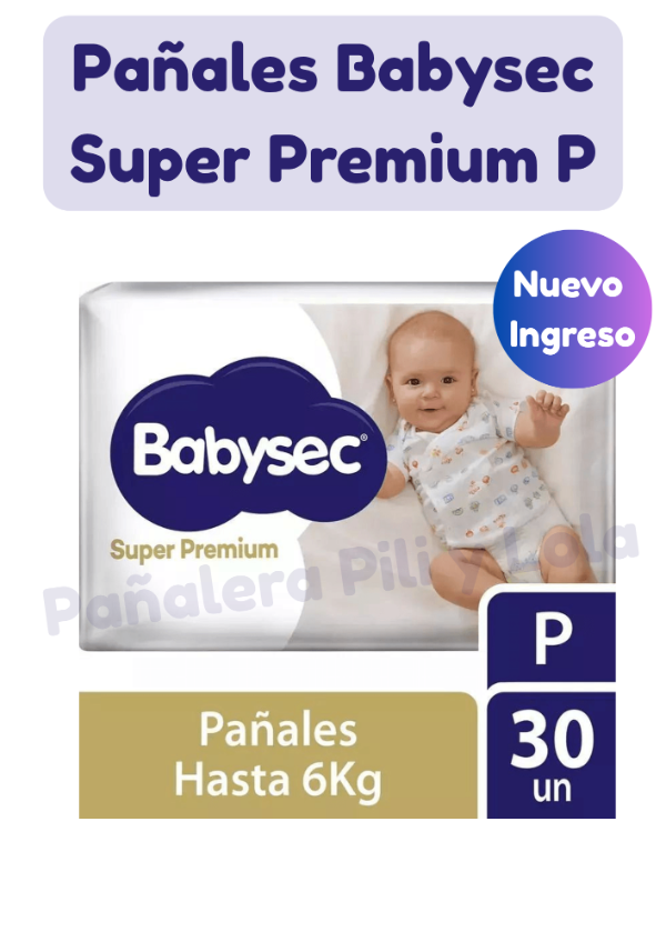 Producto - Pañales Babysec Super Premium P 30 unid