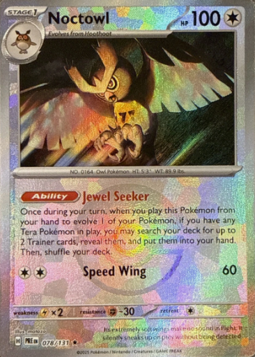 Producto - Noctowl (Poke Ball Pattern) - 078/131 - Prismatic Evolutions - Holo