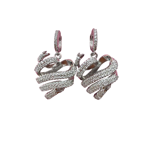 Producto - Aros inspirados en Swarovs-Acero y micro pavé