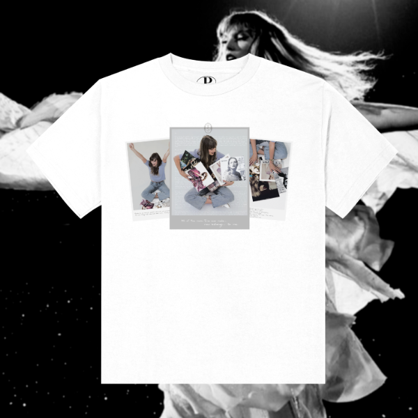 Remera the best polaroids blanca