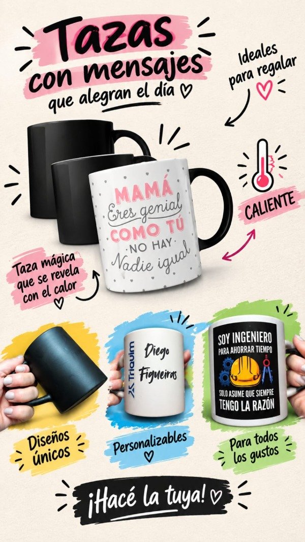 Producto - TAZAS MAGICAS PERSONALIZADAS - 0