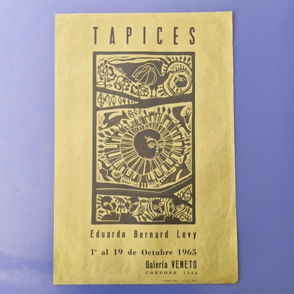 Producto - Levy, Eduardo Bernard - Tapices (Afiche, Veneto 1965) - 1