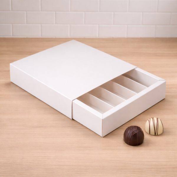 Producto - Caja para 16 bombones con divisiones 12x12x3,5 - 0