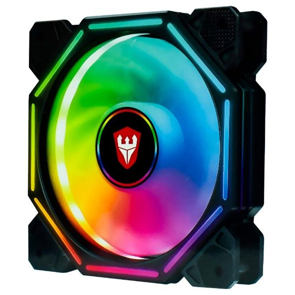 Producto - Cooler para Gabinete Satellite RGB-80 12X12 - Negro / Blanco