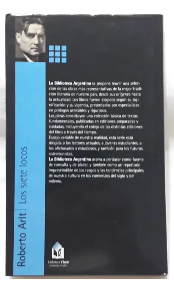 Producto - Clarin Serie Clasicos Los 7 Locos Roberto Roberto Arlt (usado) - 1