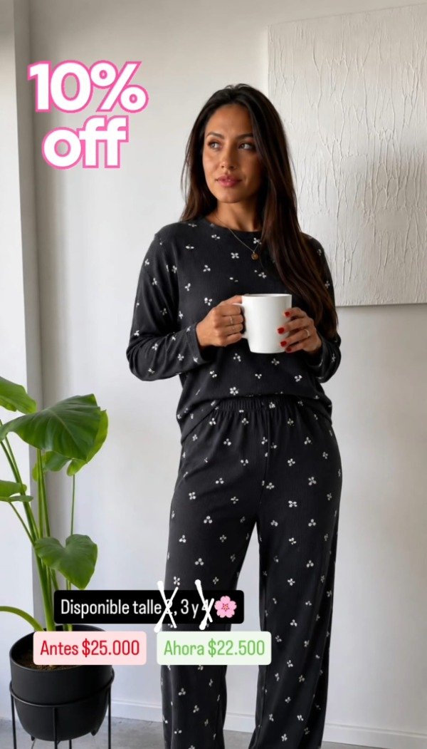 Producto - Pijama Nube Florcitas