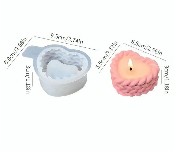 Producto - CONTENEDOR CORAZÓN TRENZADO