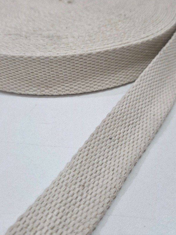 Producto - Cinta Marinera algodón crudo  40mm x mt5