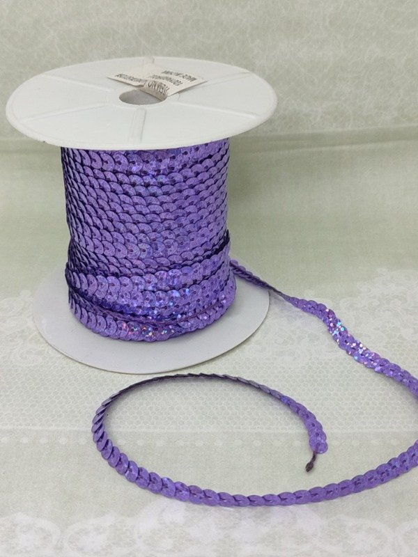 Producto - Lentejuela violeta x metro