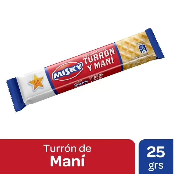 Producto - TURRON MISKY X25G