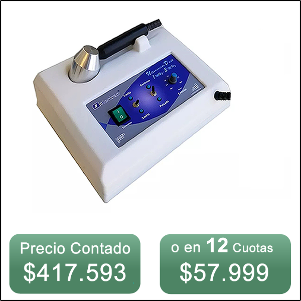 Producto - Ultrasonido DUAL, 1 Y 3 mhz Marca Kertan, Kinesiologia/Dermatología Cavitación