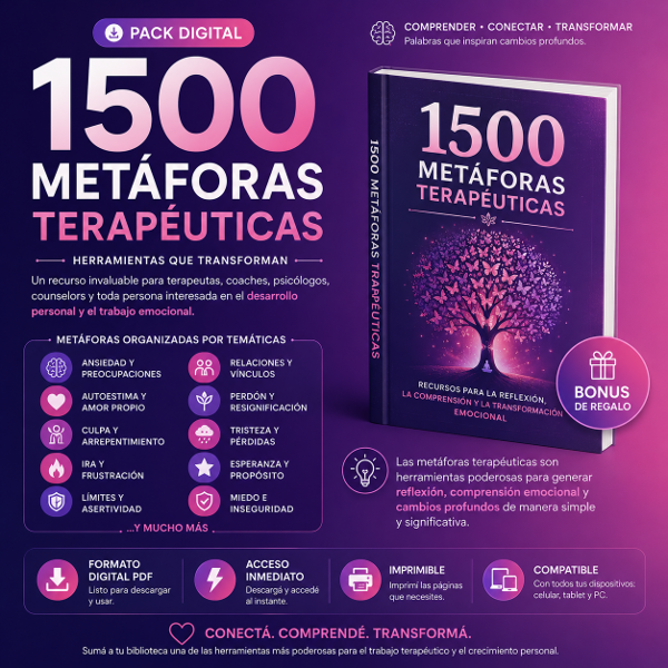 Producto - Pack 1500 Metáforas Terapéuticas