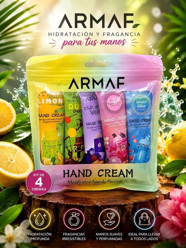 Producto - PACK 5 CREMAS MIXTOS DE MANO
