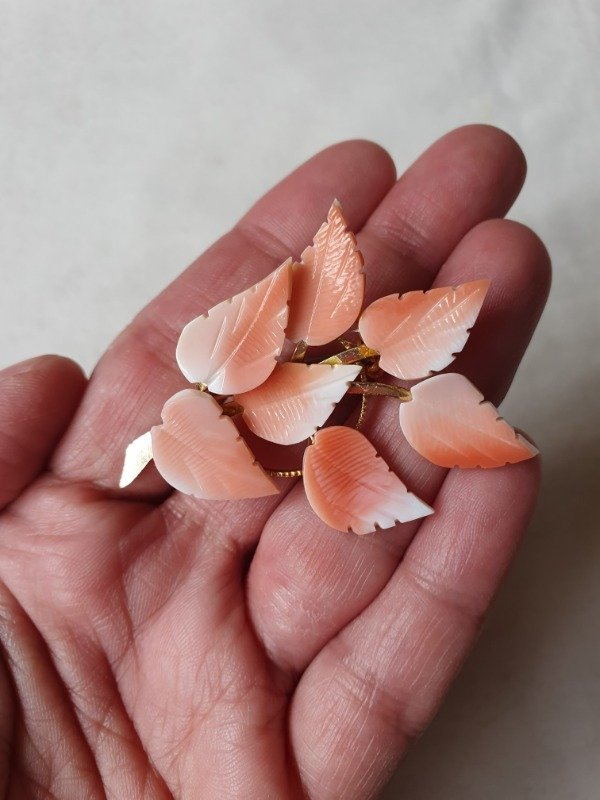 Producto - Brochecito Ramita Nácar Pink Shell - 1