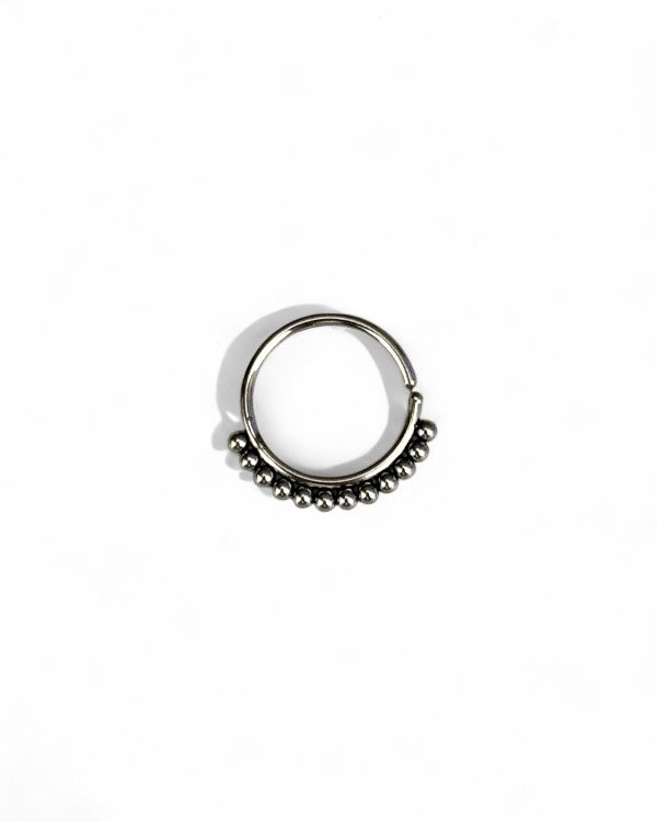 Producto - ARGOLLITA PIERCING BALI 9 mm SILVER (Unidad)