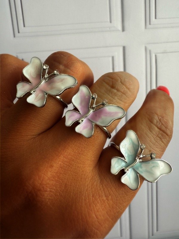 Producto - Anillo Mariposa Colores Cubic AN2188