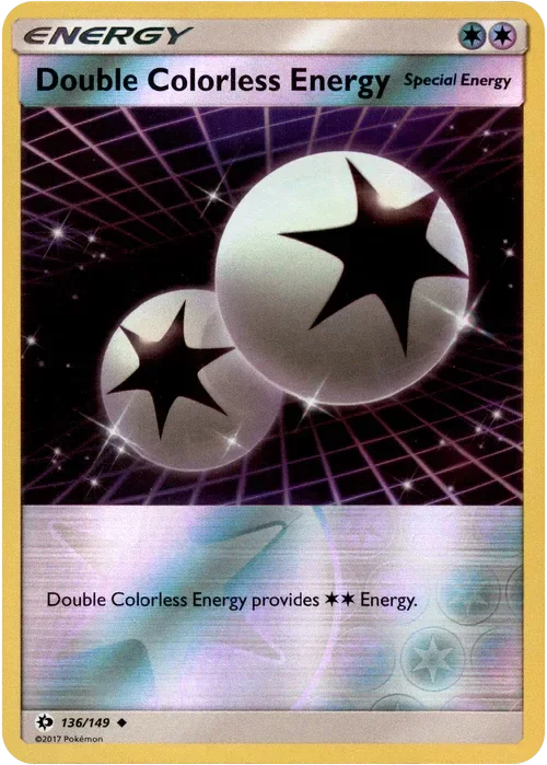 Producto - Double Colorless Energy - 136/149 - Sun and Moon - Reverse Holo