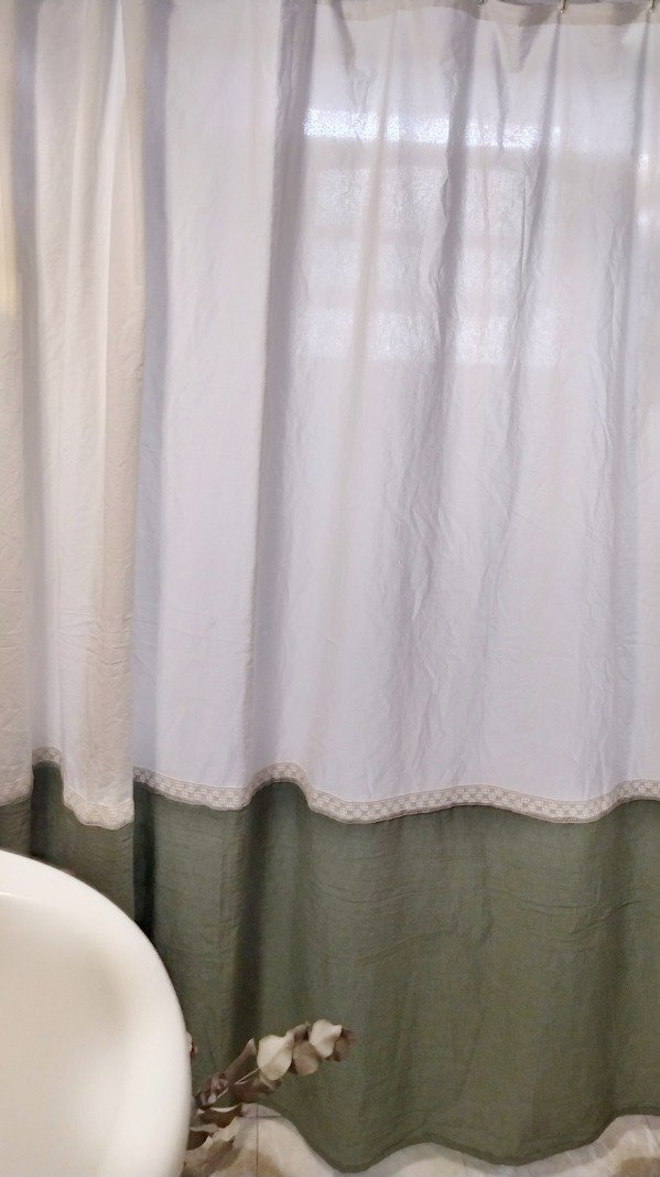 Producto - Cortina combinada verde