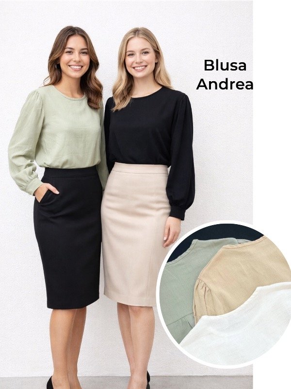 Producto - Blusa Andera bambula lino