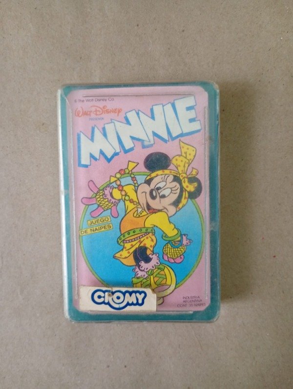 Producto - Minnie Walt Disney Juego de naipes - Cromy - Box plástico