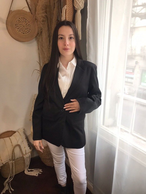 Blazer negro Ginebra