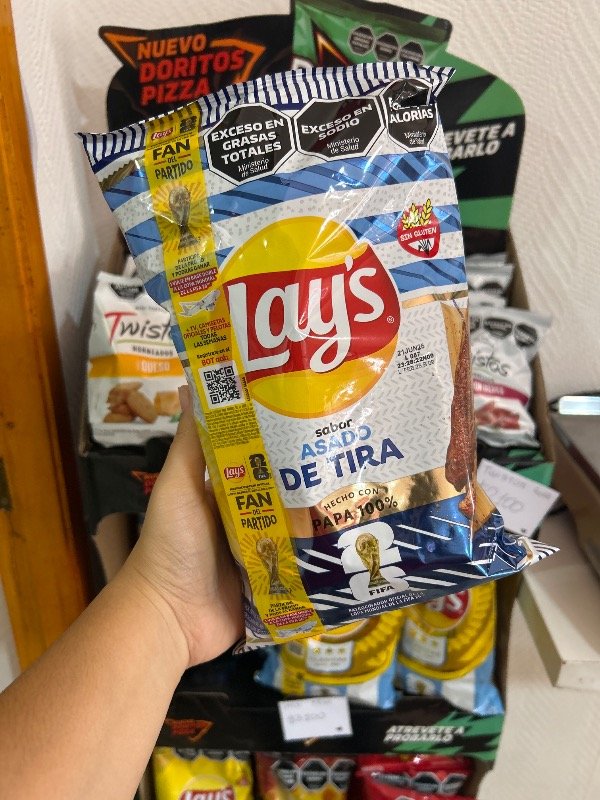 Producto - LAYS SABOR TIRA DE ASADO 77GR