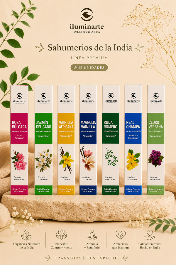 Producto - Sahumerios Iluminarte x 12