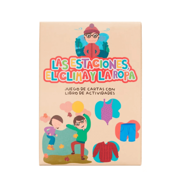 Producto - CARTAS DIDÁCTICAS - Las estaciones, el clima y la ropa