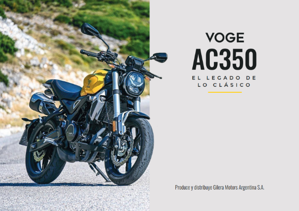 Producto - Voge AC 350