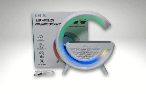 Producto - Cargador Inalambrico luz y parlante