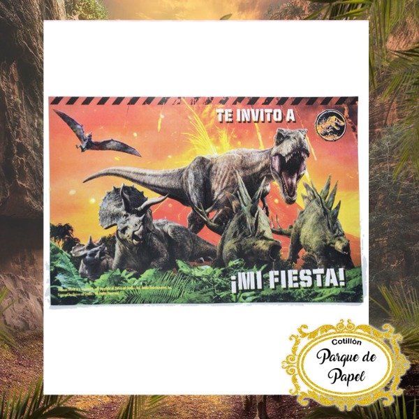 Producto - Invitaciones Jurassic World (x10 u.)