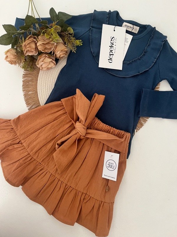 Producto - POLLERA ROCIO DULCE DE LECHE - 1