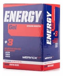 Producto - Gel energetico MERVICK Frutos Rojos Caja X12 unidades